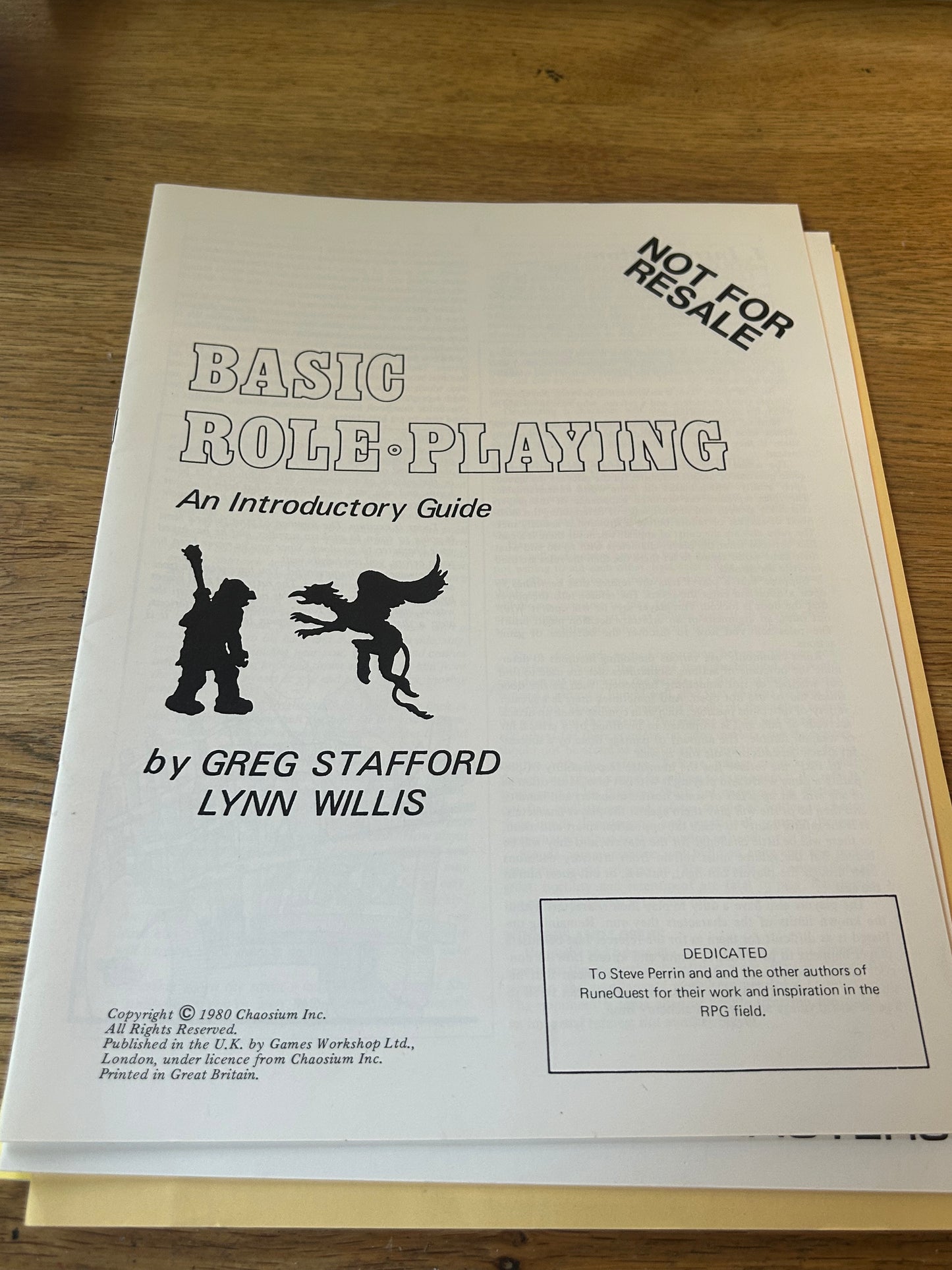 Runequest Box Set Chaosium Games Workshop