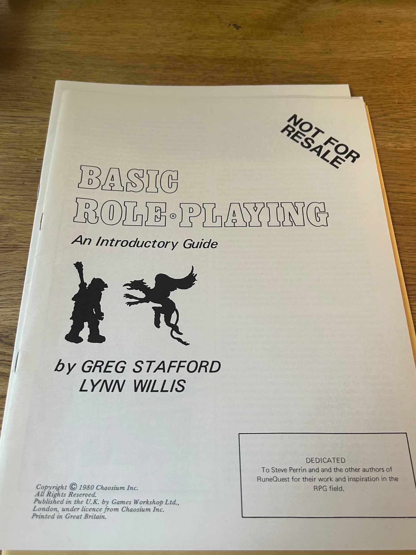 Runequest Box Set Chaosium Games Workshop