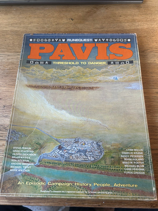 Runequest Pavis Rpg Boxed Set Chaosium