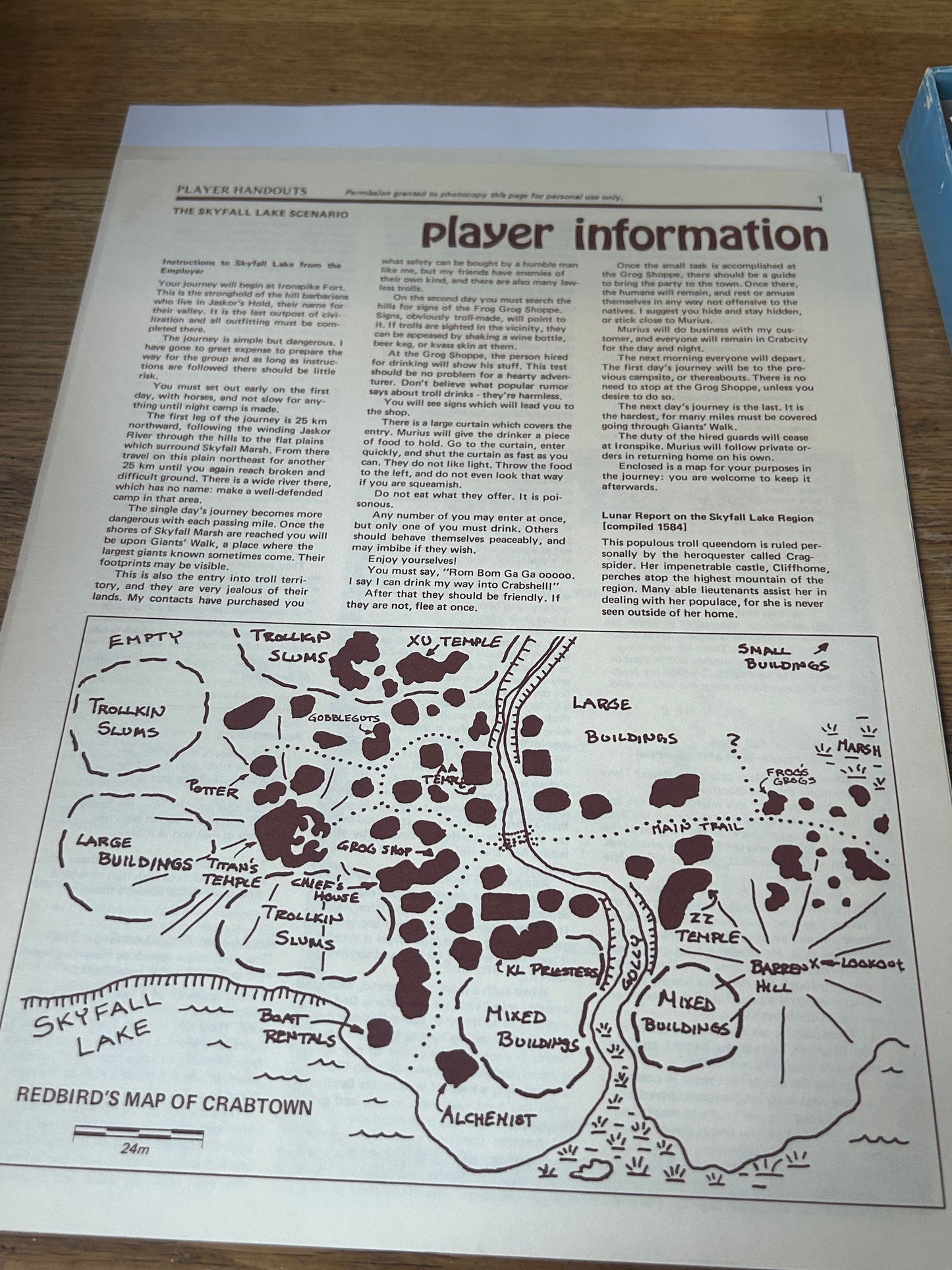 Trollpak Troll Facts, Secrets And Adventures Runequest Pack complete