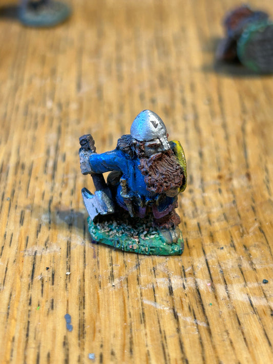 Citadel C06 Northern Dwarf Nascar Aruz / Angar Yellow Metal Miniature Pre Slotta