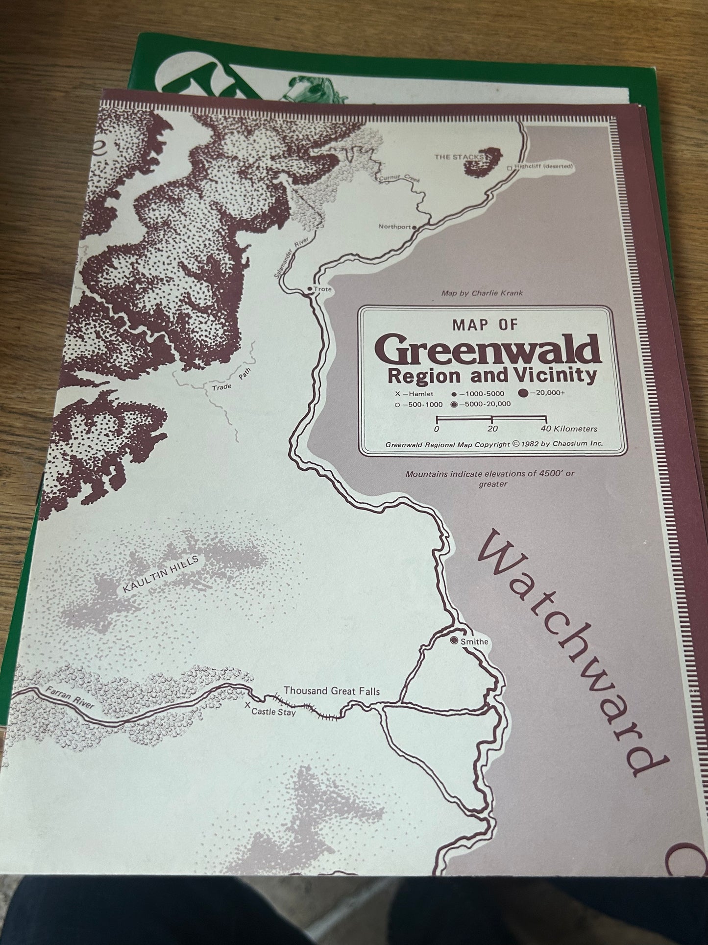 Questworld 9 Gateway Adventures for RuneQuest Chaosium Vintage Board Game Used complete