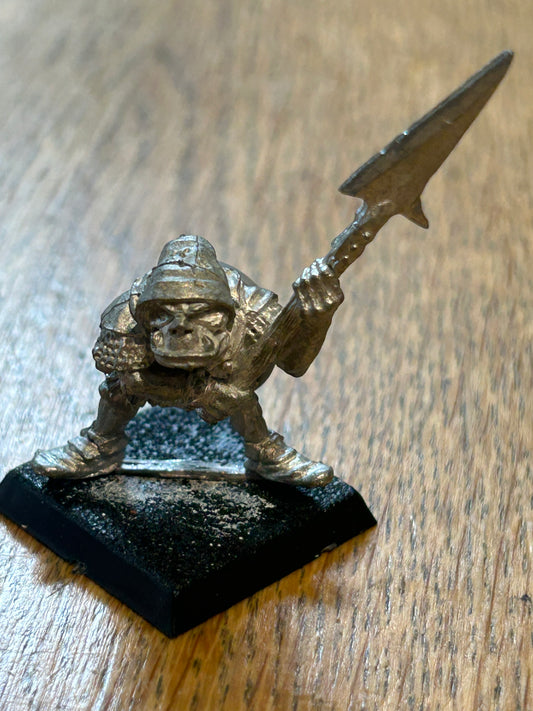 Games Workshop Citadel ORC1 Warrior Orcs Spikk Orc Warhammer Metal Figure 1987