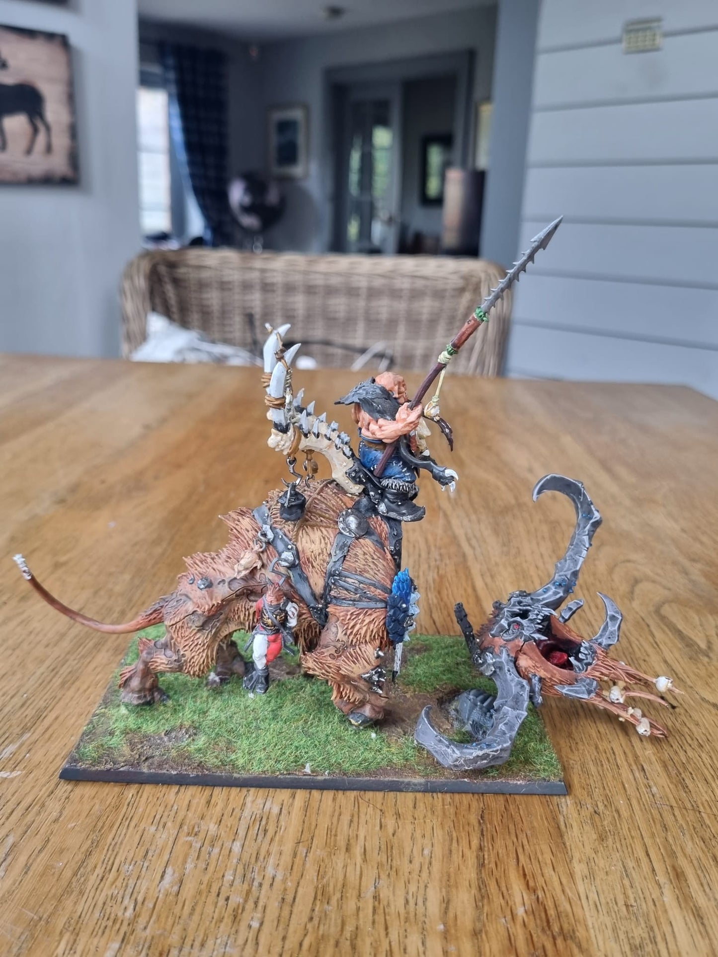 Warhammer fantasy Huskard on Stonehorn