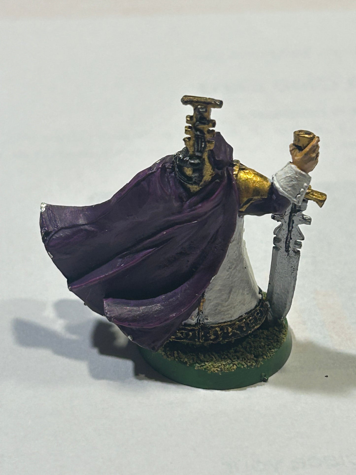 Warhammer 40k Inquisition daemon hunter with combi weapon metal