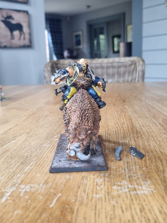 Forgeworld Thunderlord on Rhinox - Ogre Kingdoms - Warhammer Fantasy / TOW