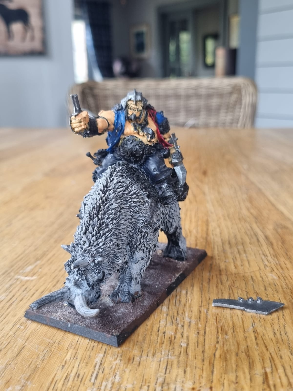 Forgeworld Thunderlord on Rhinox - Ogre Kingdoms - Warhammer Fantasy / TOW