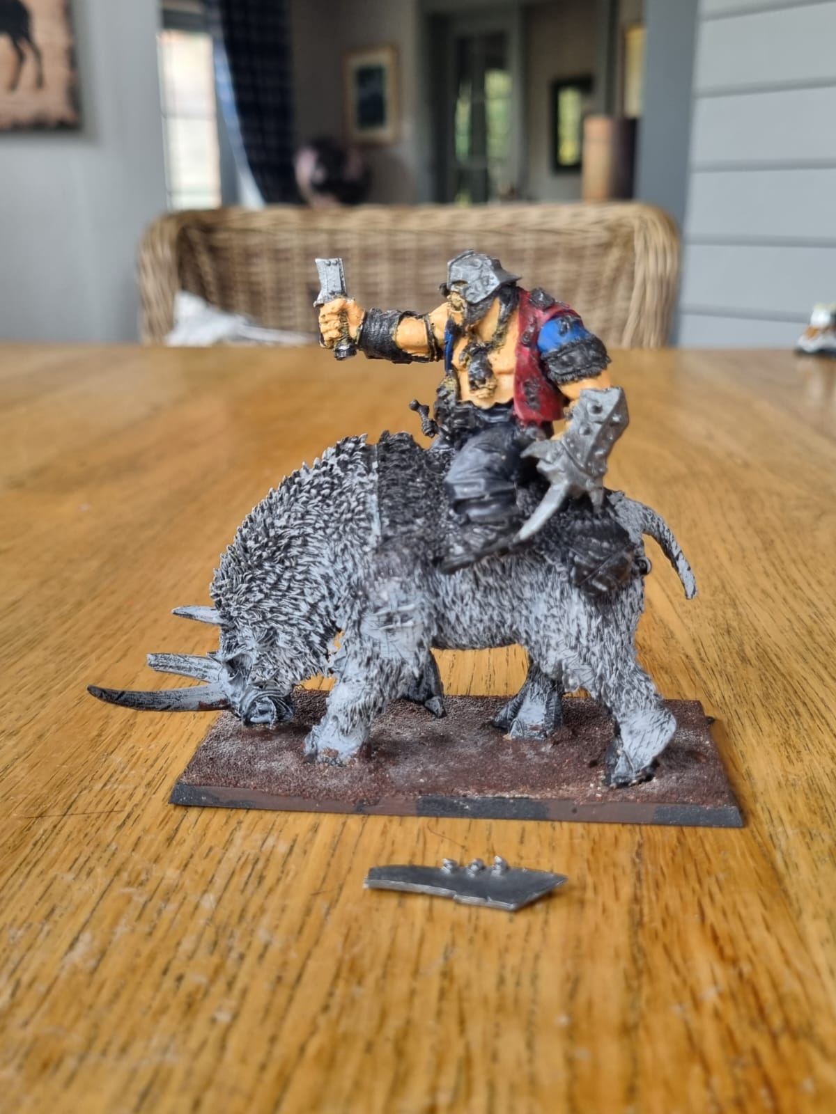 Forgeworld Thunderlord on Rhinox - Ogre Kingdoms - Warhammer Fantasy / TOW