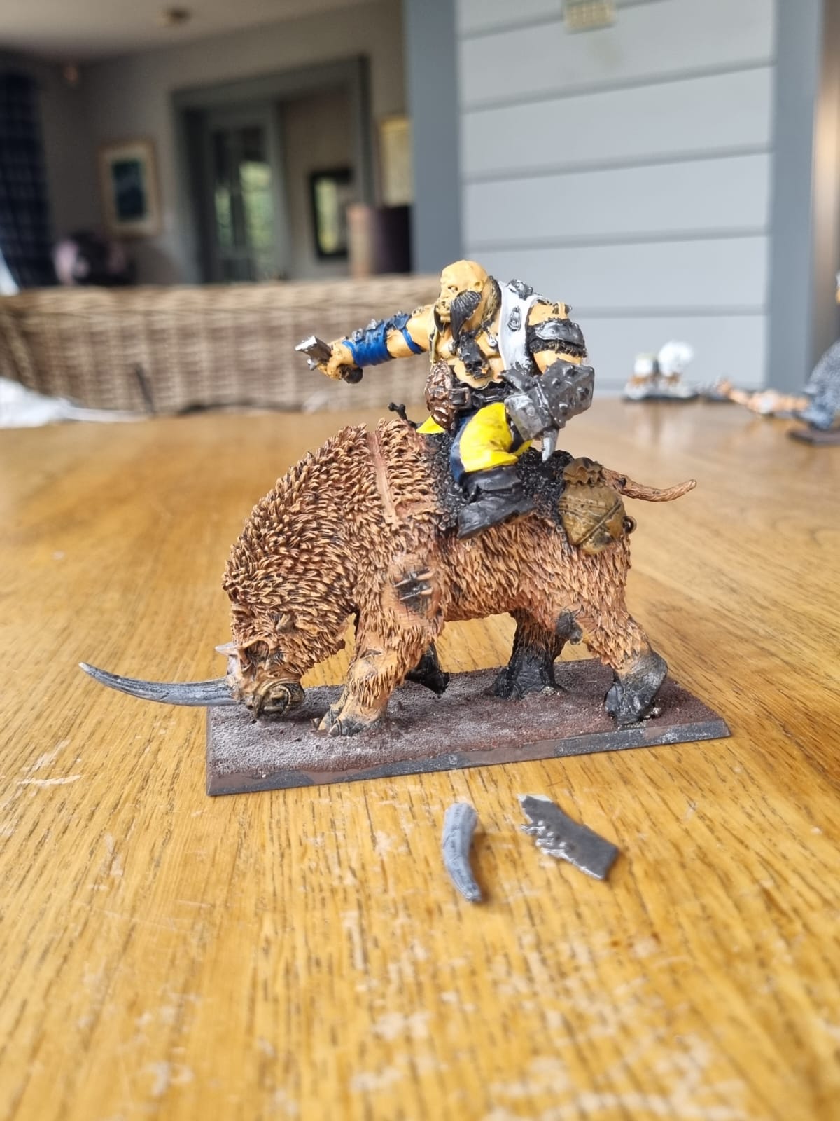 Forgeworld Thunderlord on Rhinox - Ogre Kingdoms - Warhammer Fantasy / TOW