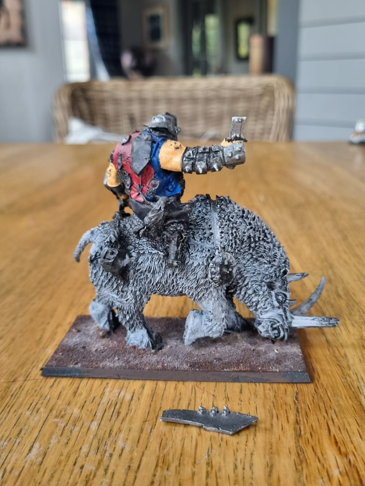 Forgeworld Thunderlord on Rhinox - Ogre Kingdoms - Warhammer Fantasy / TOW