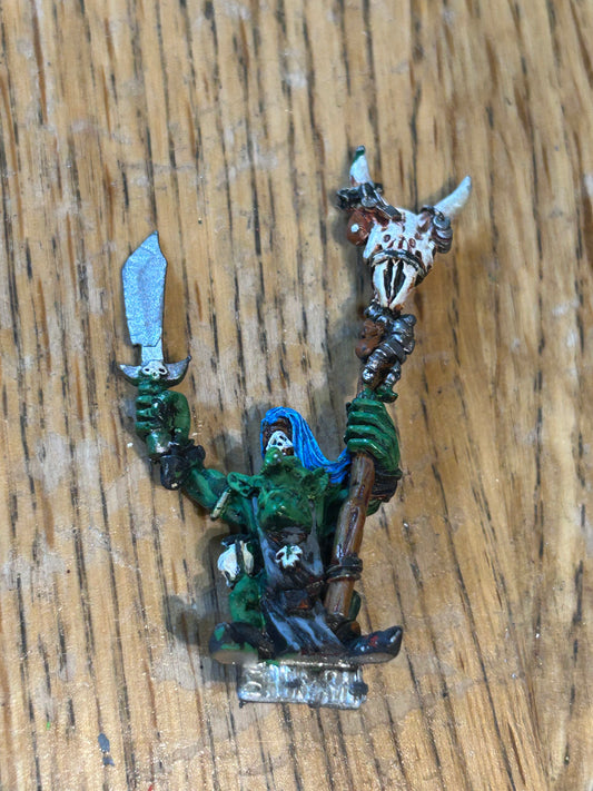 Warhammer Fantasy/Old world metal goblin shaman
