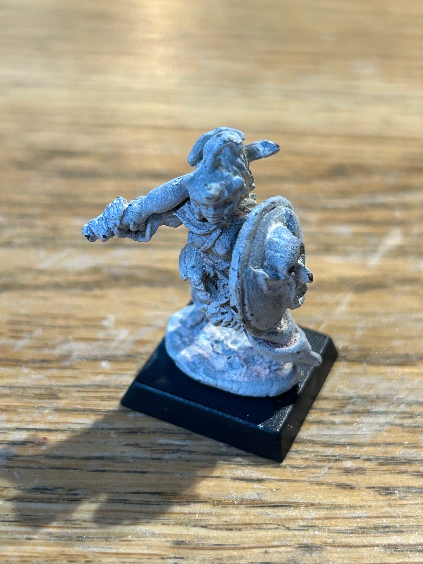 Citadel D Fantasy Tribe Fighter FTF Female Chaos Maiden Sword Shield Warhammer