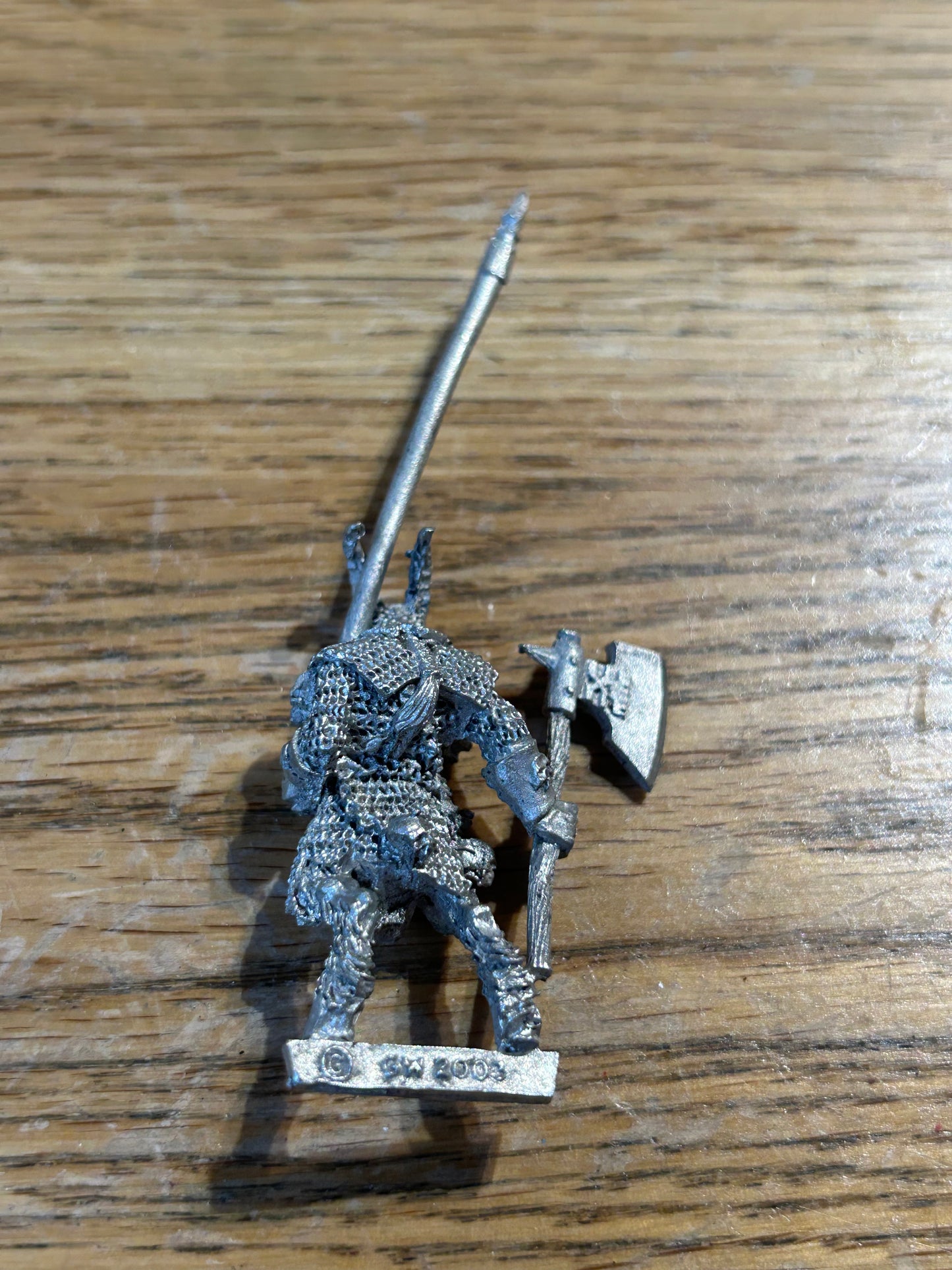 CHAOS Beastmen KHORNGOR STANDARD BEARER metal GW Middlehammer Khorne (missing banner cloth part)