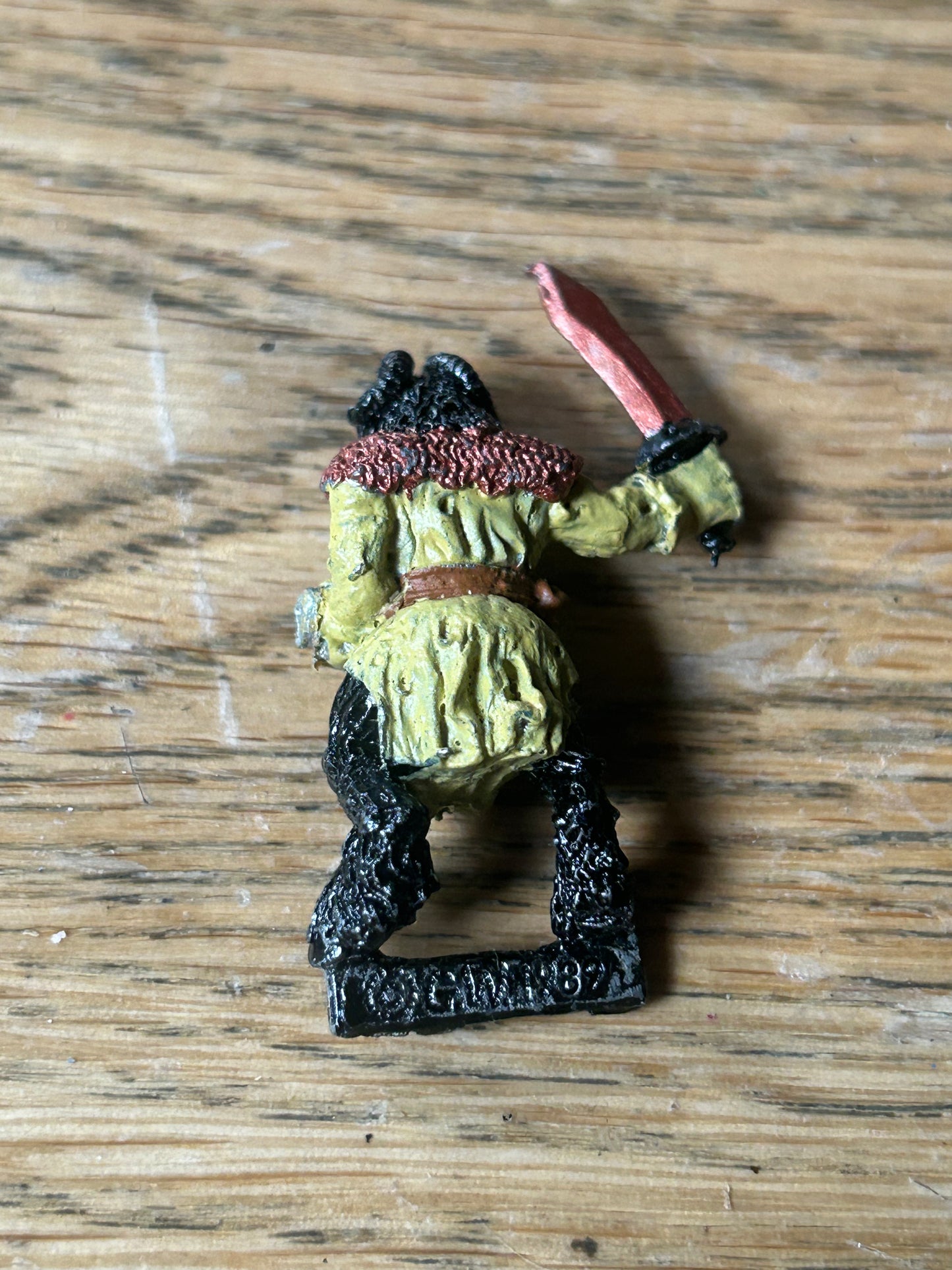 Realm Of Chaos Beastman with sword Bob Olley  Metal Citadel 80s Beastmen warhammer fantasy