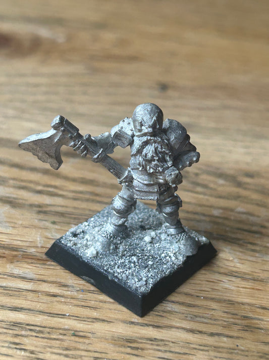 1985 CHAOS THUG F5 WITH AXE CITADEL WARHAMMER FANTASY MARAUDERS WFB METAL