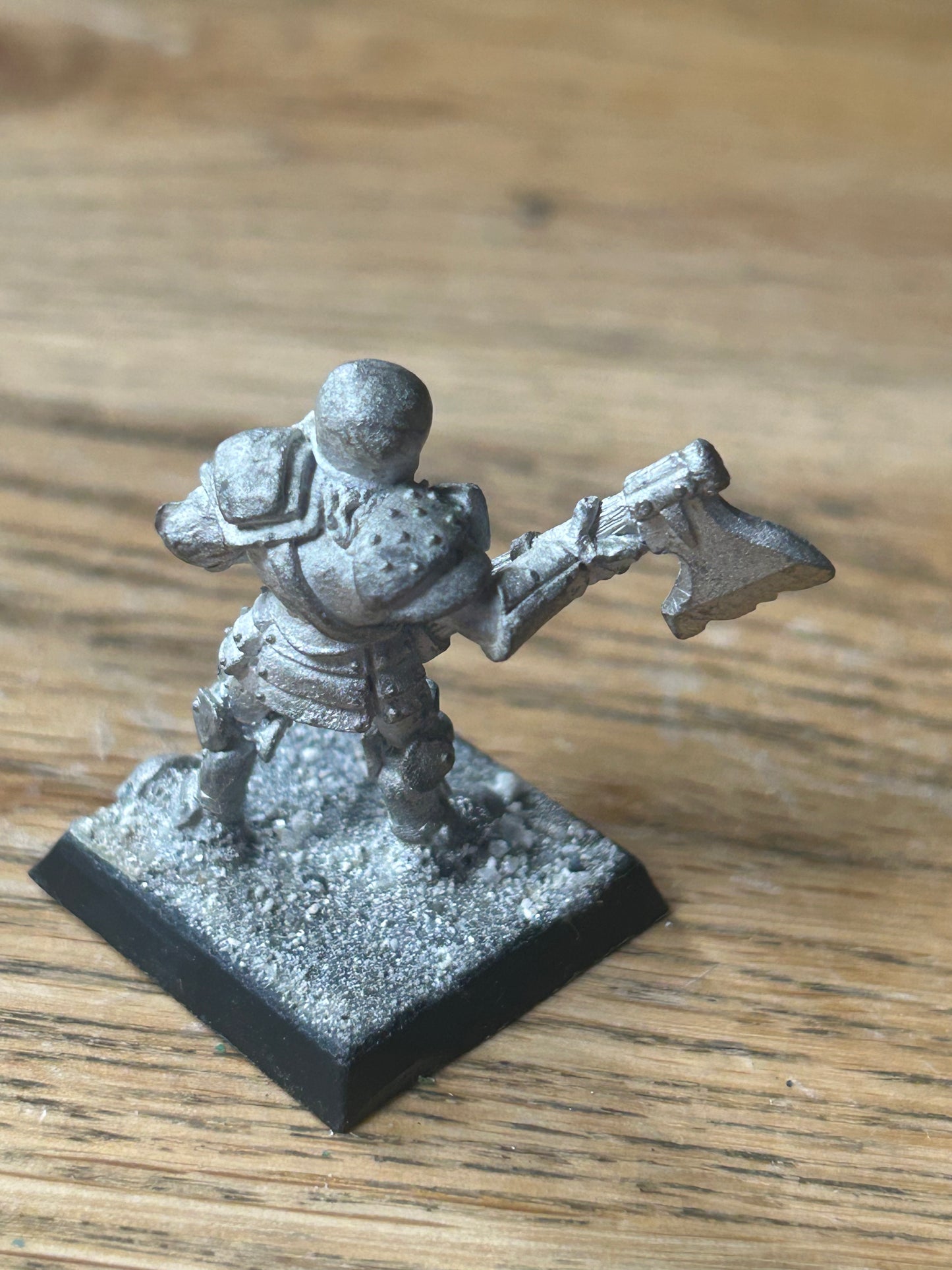 1985 CHAOS THUG F5 WITH AXE CITADEL WARHAMMER FANTASY MARAUDERS WFB METAL