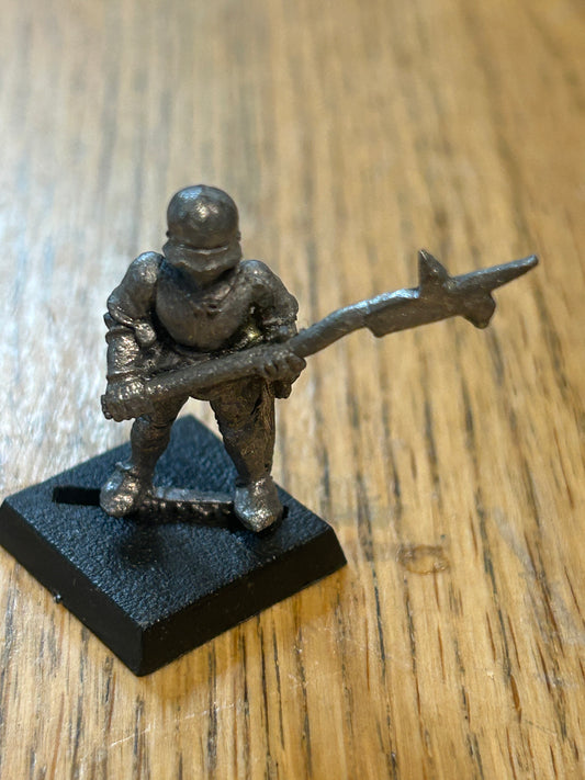 Games Workshop C26 MEN AT ARMS Metal Billman Halberd  Warhammer Citadel