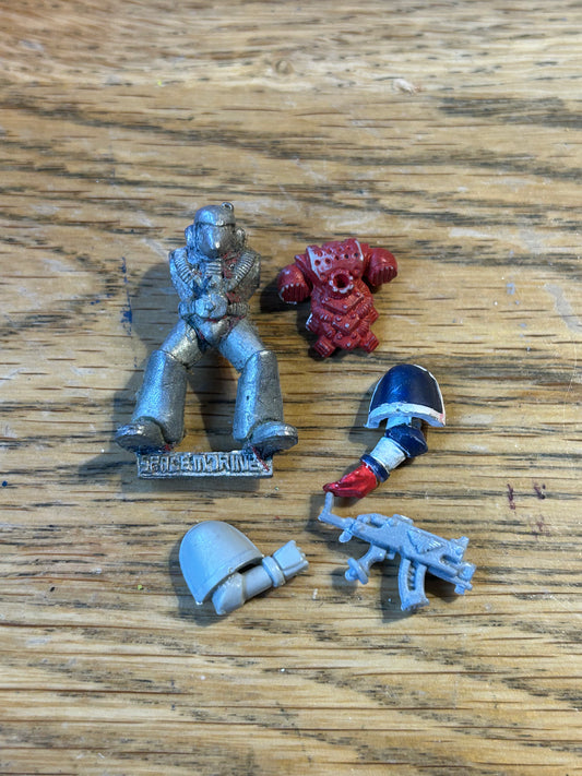 Warhammer 40k space marines MK6 armour 2