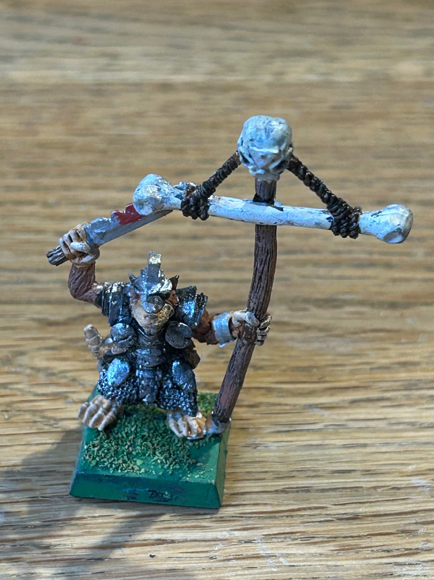 Warhammer fantasy old world SKAVEN STORMVERMIN COMMAND STANDARD BEARER