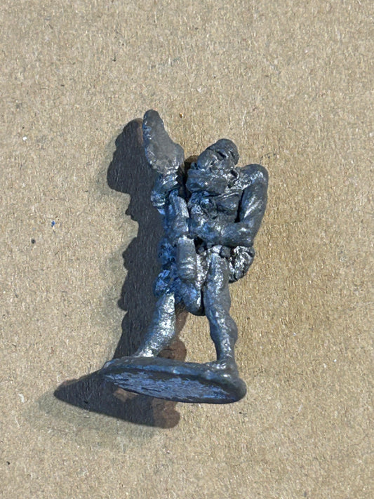 Citadel C35 Chaos knight Yam the half ogre notched axe Warrior Realms of Warhammer Games Workshop warriors of chaos