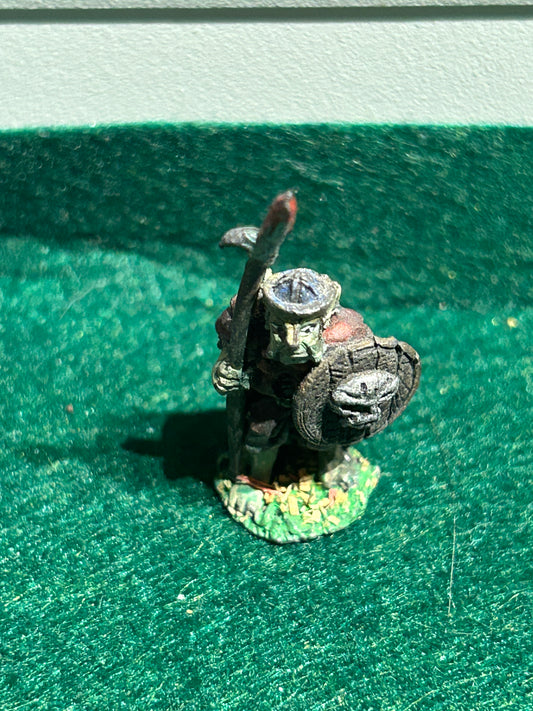Warhammer fantasy citadel fiend factory goblin advancing with spear
