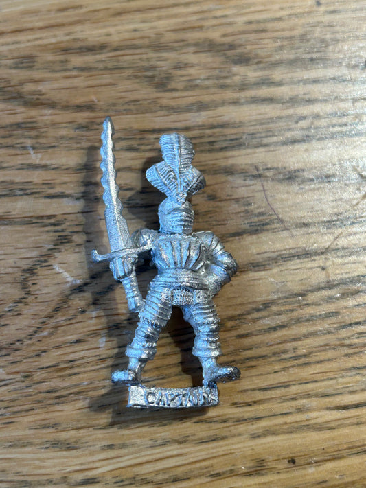 Warhammer fantasy Empire Command Group Reiksguard Hero Captain Metal Old World Fantasy