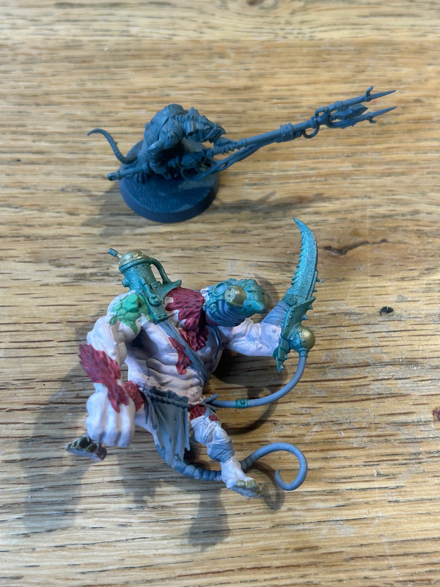 Island of Blood Rat Ogre and Handler Skaven Plastic