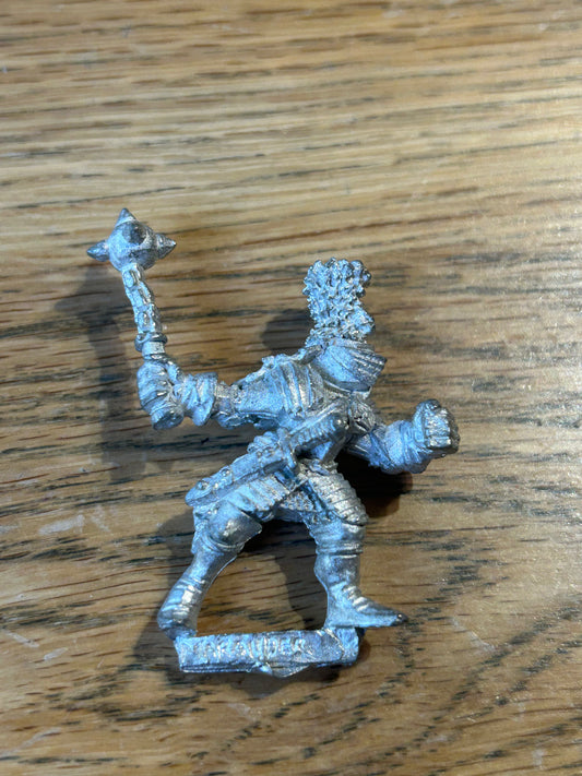 Warhammer Games Workshop Marauder Empire Reiksguard On Foot Mm65 Metal Old World with flail
