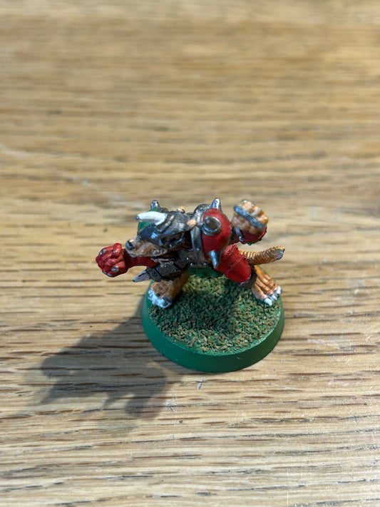 Bloodbowl Skaven blitzer third Edition Metal Figure Games Workshop Blood Bowl 1988