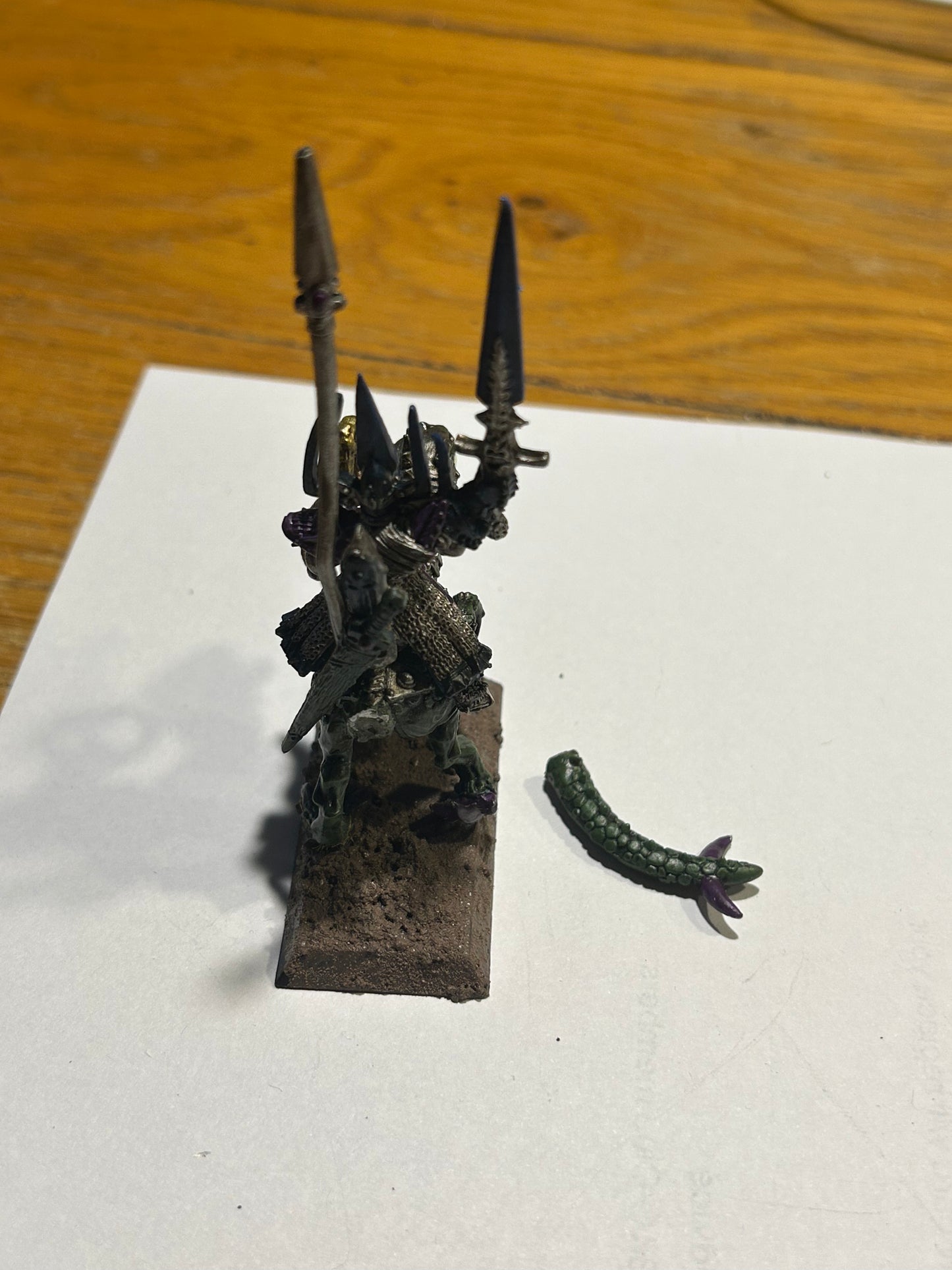 Dark Elves metal DARK ELF - beastlord Rakarth on cold one