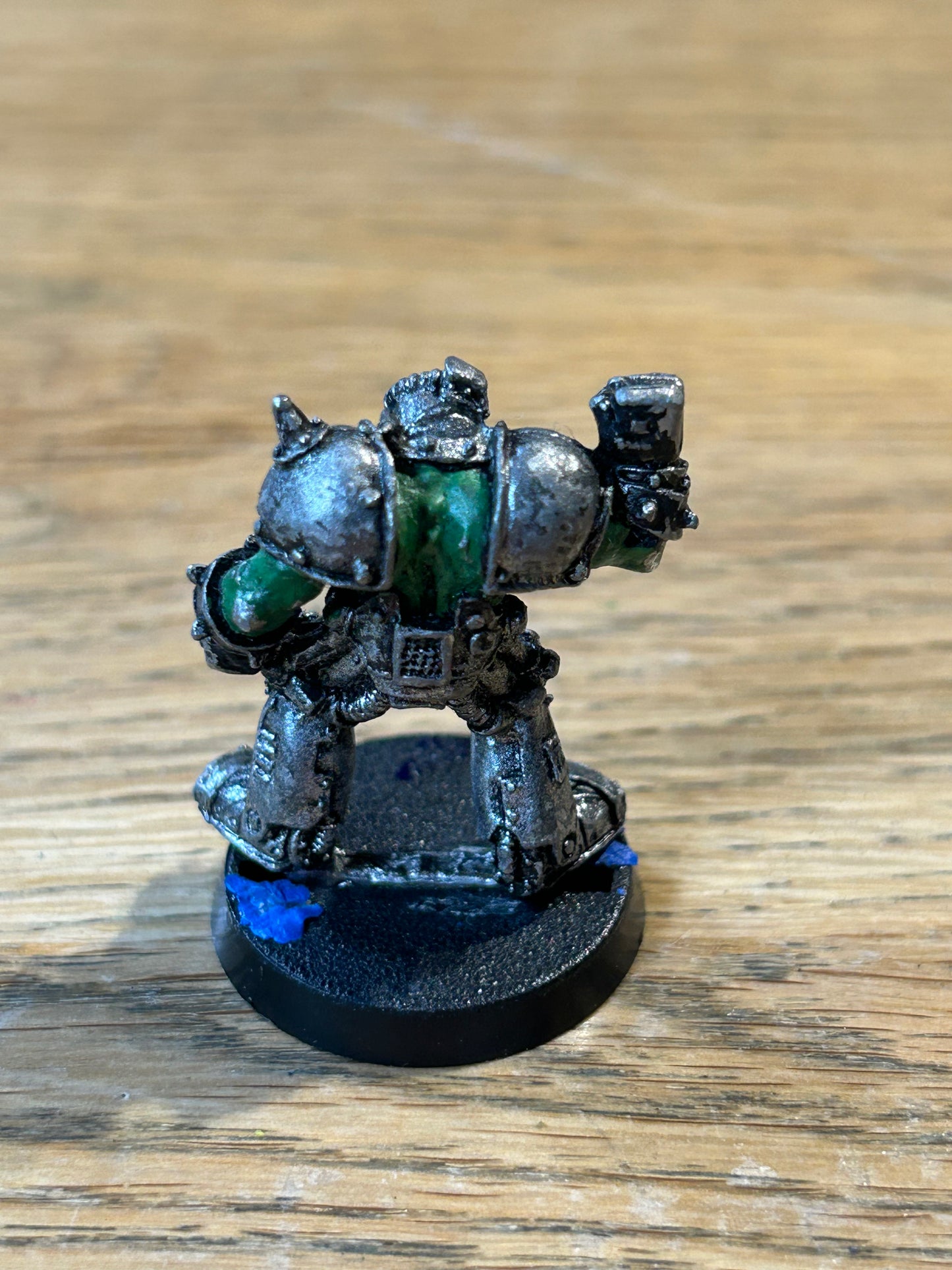 Blood Bowl -  Orcs - Orc Star Player Cyborg - Greaser Geargrinder - 1988 Metal.