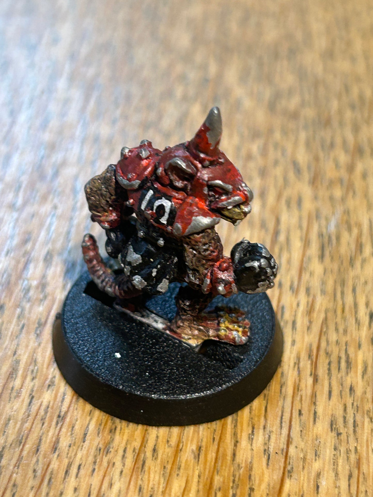 Bloodbowl Skaven lineman 2nd Edition Metal Figure Games Workshop Blood Bowl 1988