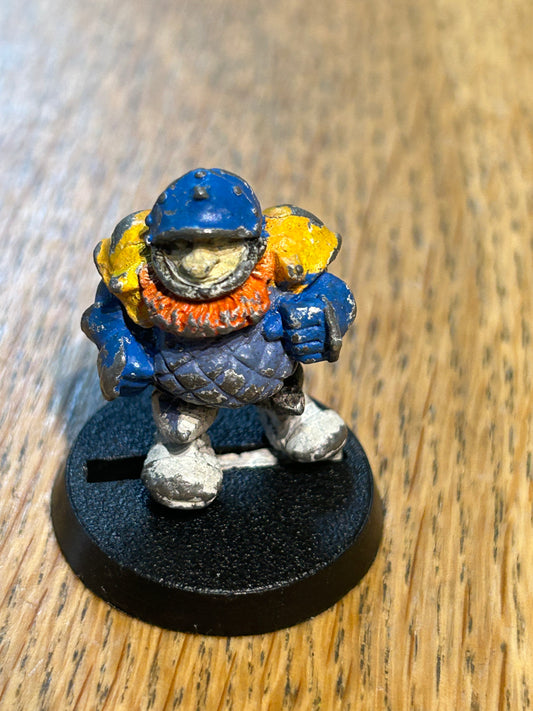 Blood Bowl, Bloodbowl - Dwarf - Blocker - 1988