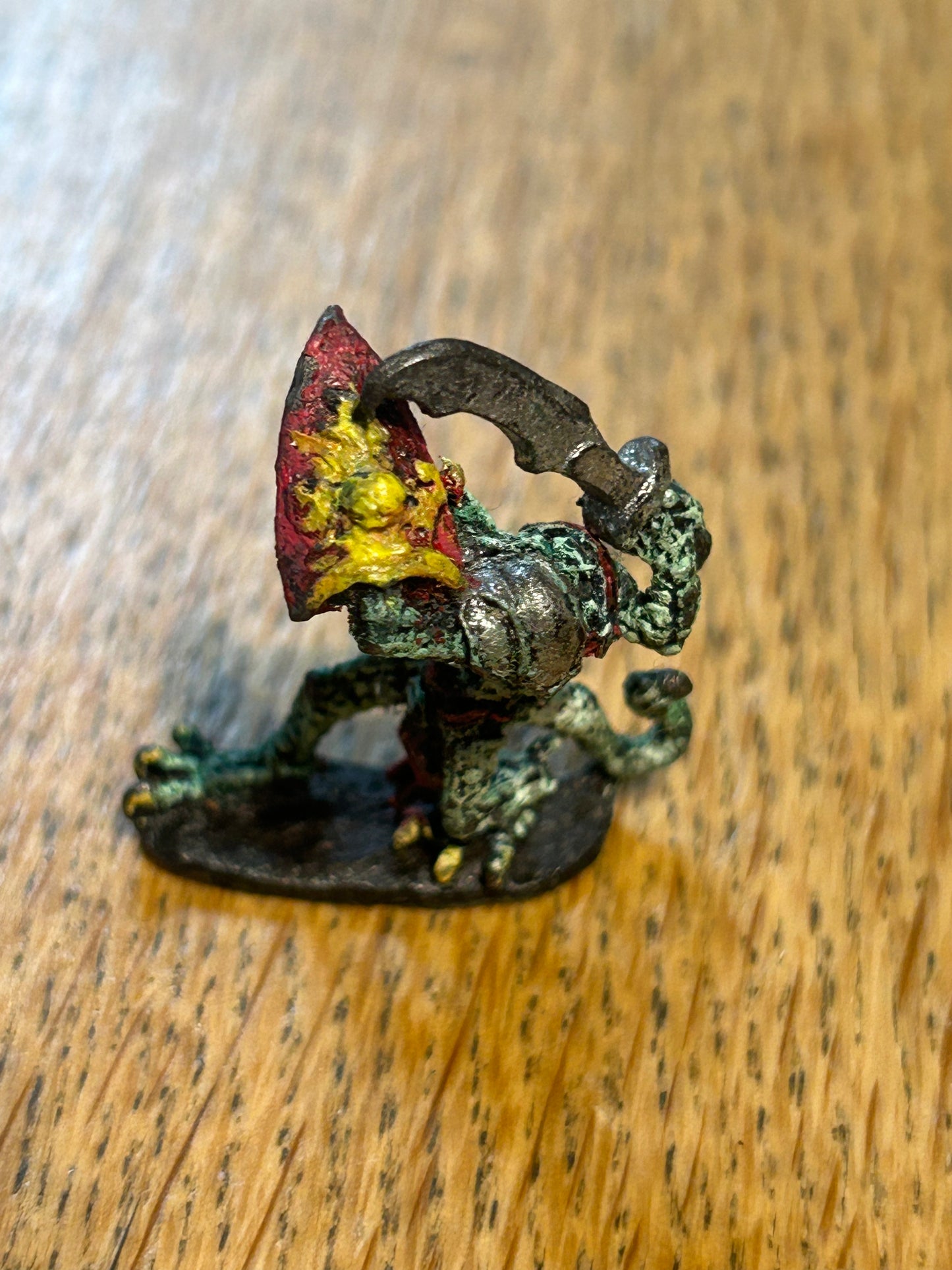 Ral partha legacy lesser troglodyte with sword and heater shield