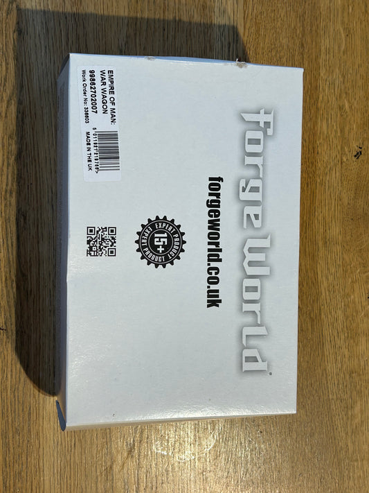 GamesWorkshop Warhammer The Old World Empire of Man War Wagon Forgeworld NIB New (box has a little wear as I spilt water on it)