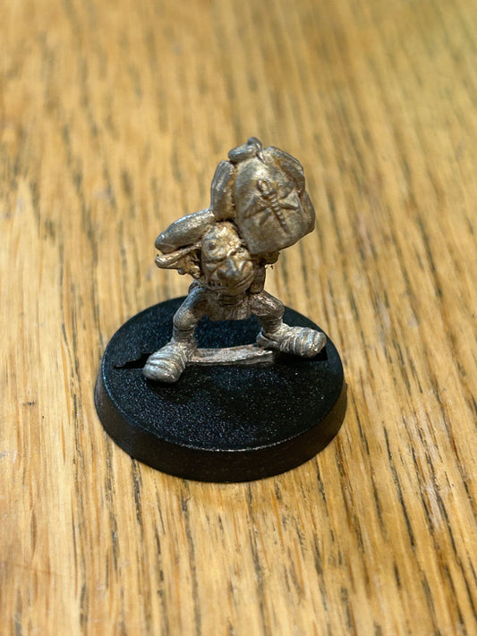 Rogue Trader Space Ork Runt With Shell Snotling Metal Citadel Kev Adams