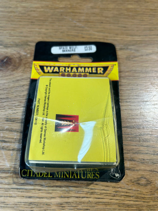 Warhammer 40K Space Wolves Banners blister