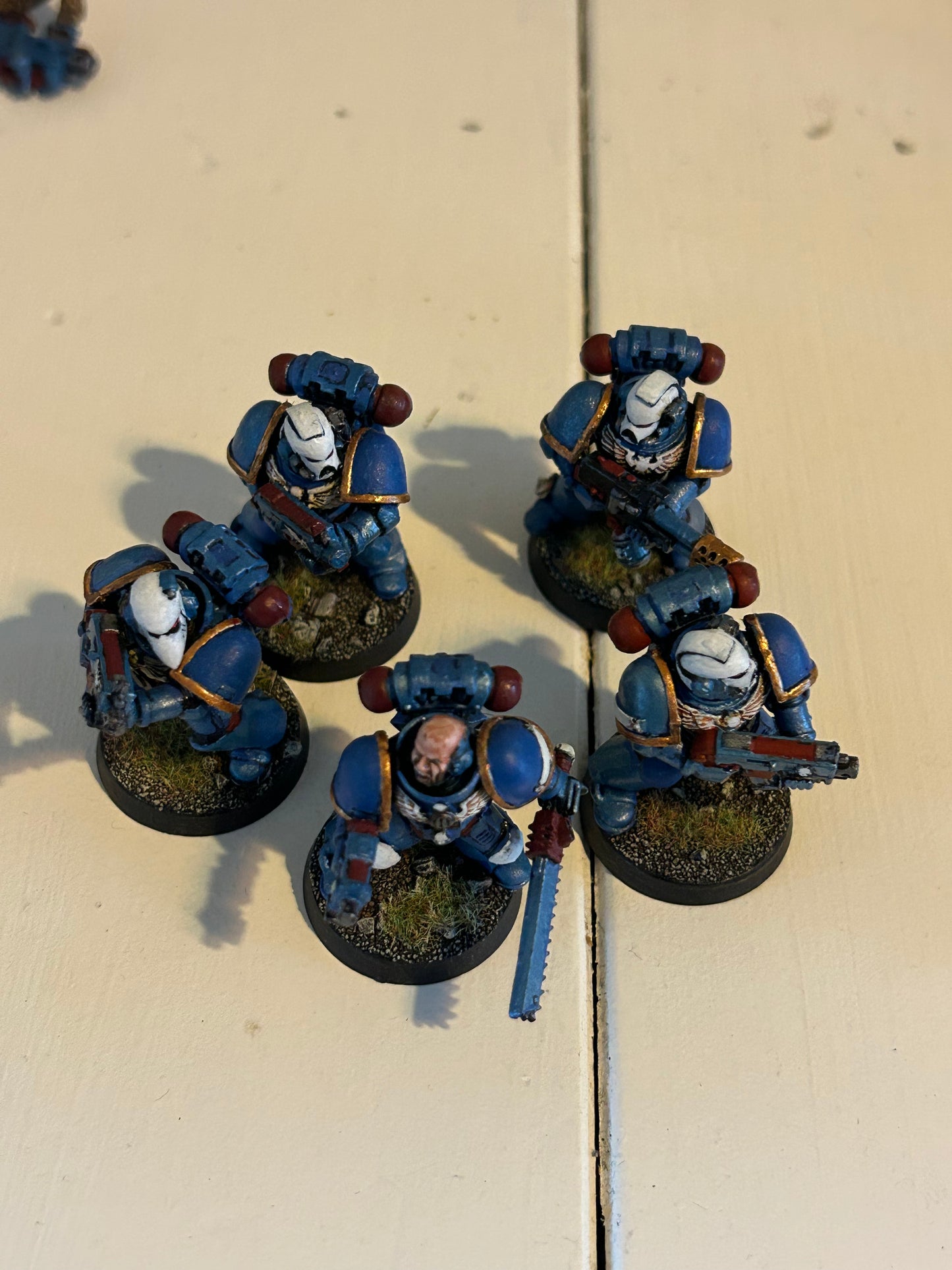 Warhammer 40k space marine plastic half tactical squad