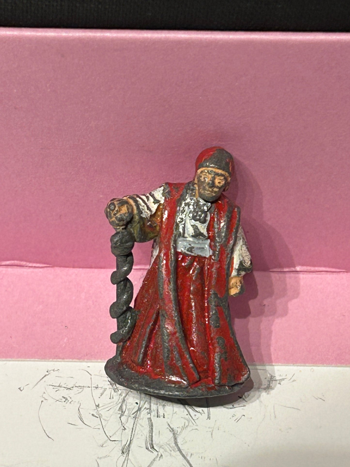 Warhammer fantasy empire Beardless Wizard w. Snake Staff (variant 1)
