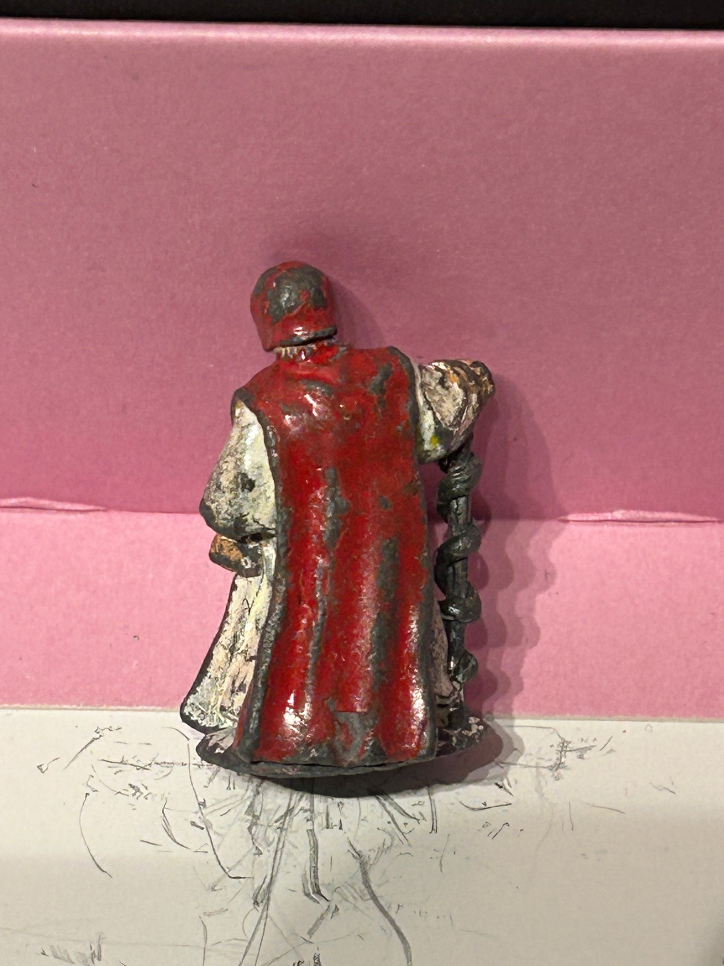 Warhammer fantasy empire Beardless Wizard w. Snake Staff (variant 1)
