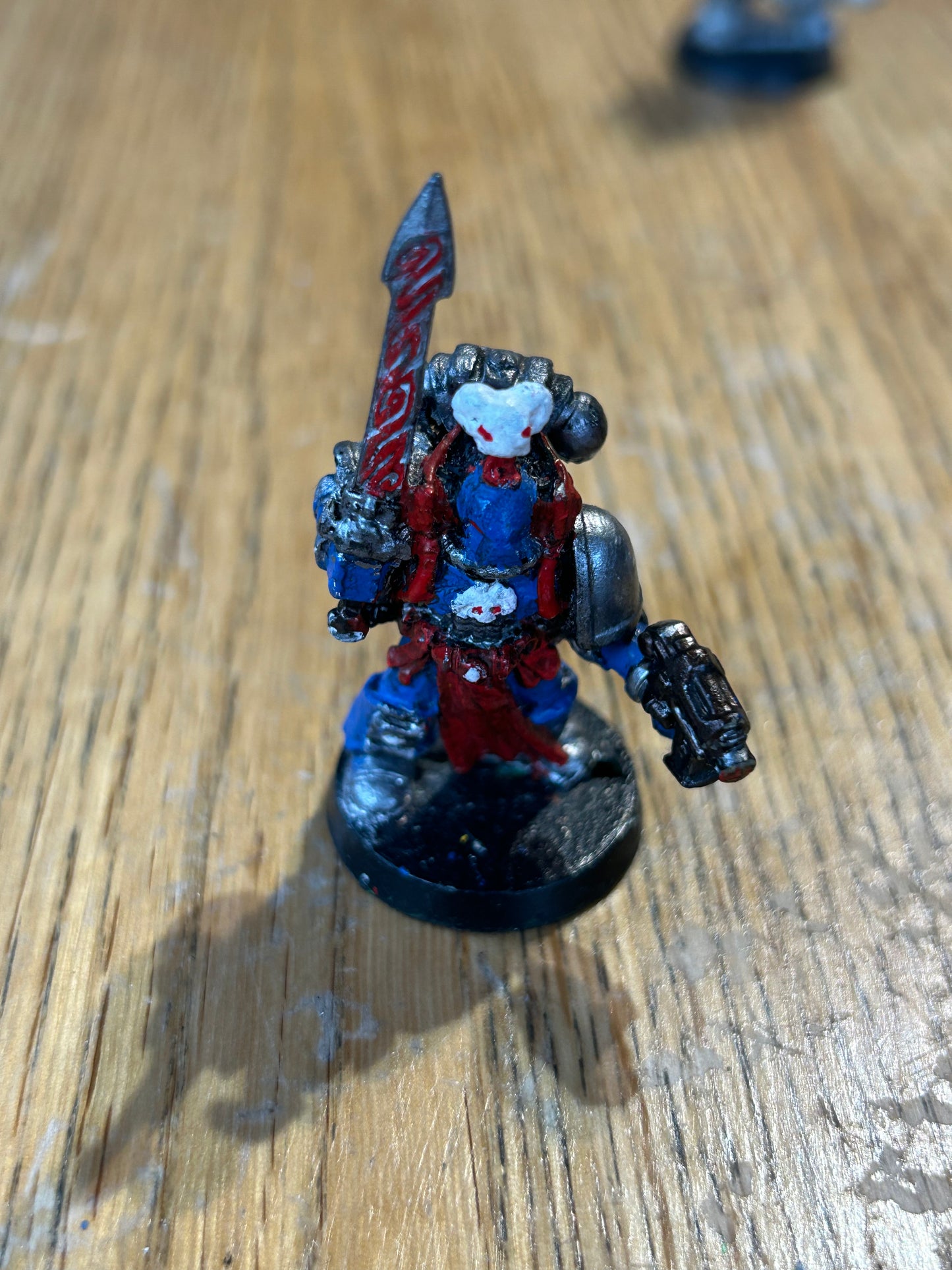 Games Workshop Warhammer 40k 2nd Edition Metal Space Marine Librarian Epistolary