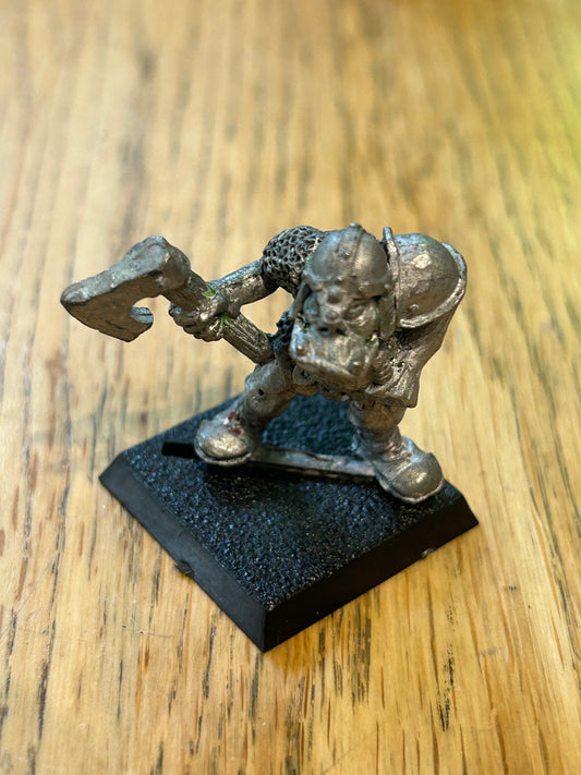 Citadel Warhammer Orc Champion DIRKSOD DWARF HATER - Games Workshop 1987