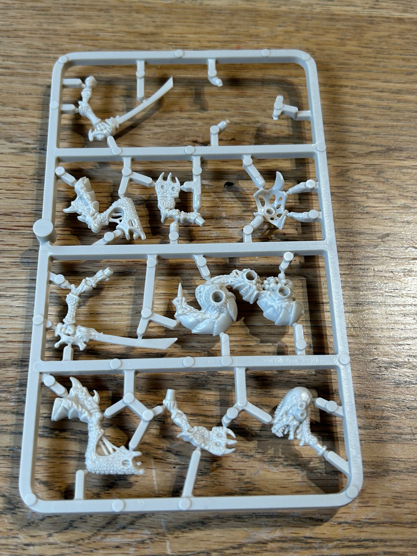 Rogue trader warhammer 40k Tyranid sprue (missing the gun, but can be assembled with the two bone swords and 2 claws)