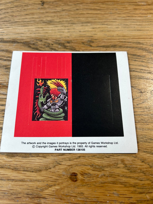 Vintage Warhammer 40K Space WOLVES Marine Banner