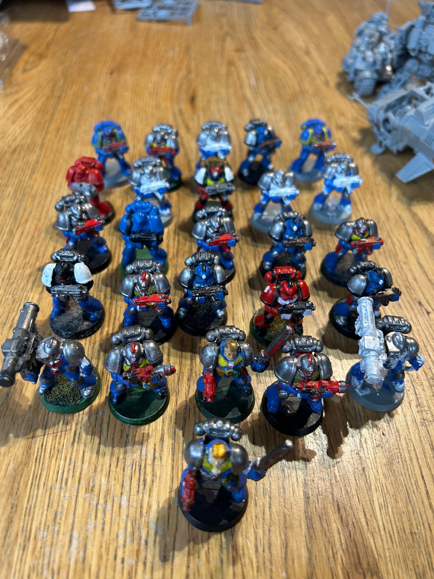 Warhammer 40k space marine plastic tactical marines x26 second edition warhammer 40k