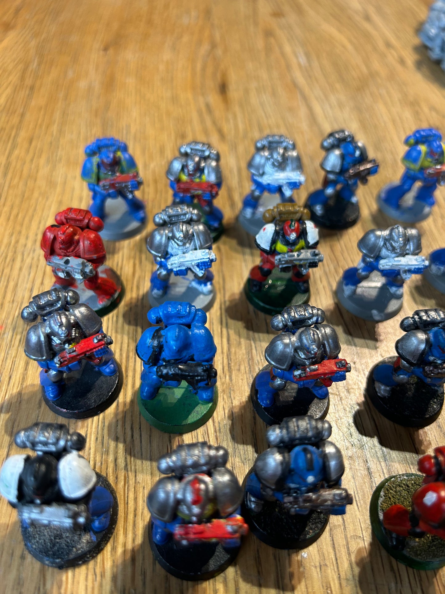 Warhammer 40k space marine plastic tactical marines x26 second edition warhammer 40k