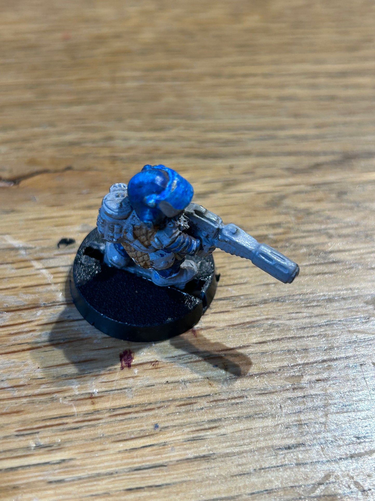 Citadel Warhammer 80s 40K Iron Claw Squat with Melta Gun