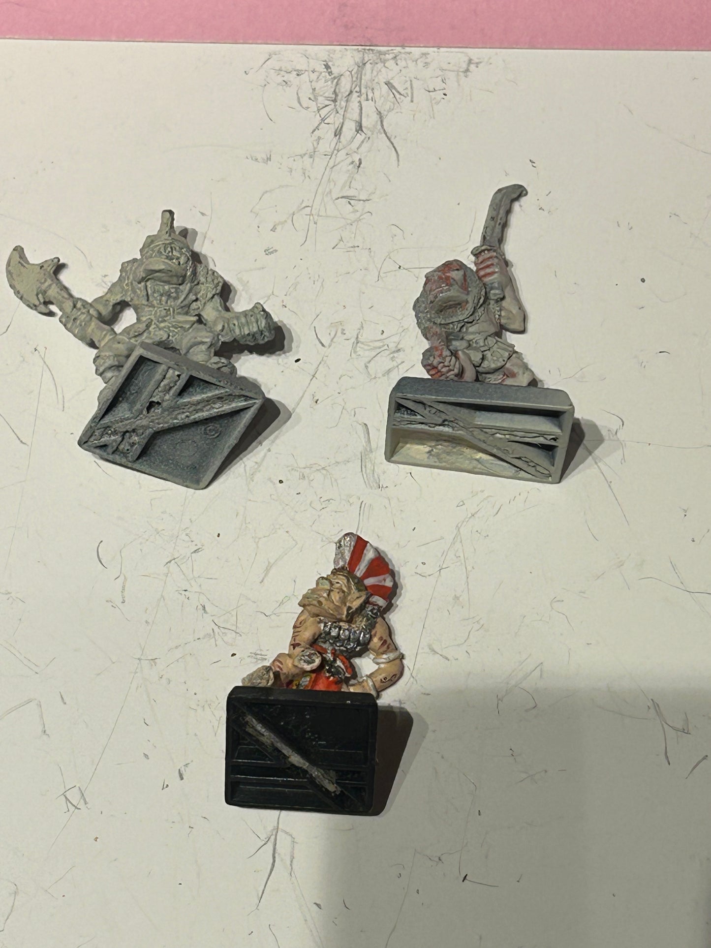 Warhammer fantasy broken weapon orc warriors x3