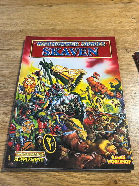 Warhammer Fantasy Skaven Army Book (4th edition, 1993) paperback