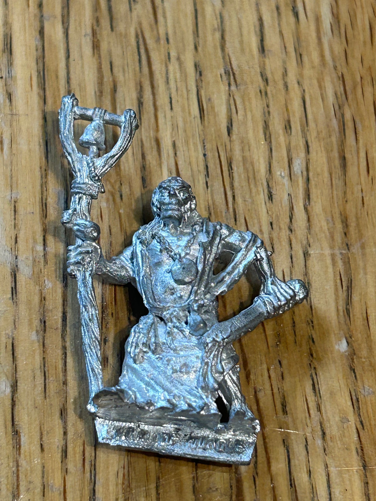Citadel Chaos Champions Of Nurgle Bell Staff & Sword Metal Miniature